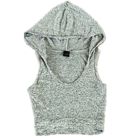 The Clas-sic 2 Piece Cropped Shorts Set Size M Heather Gray - Picture 2 of 16